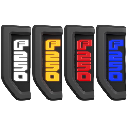 Custom 17-22 F250 LED Badges